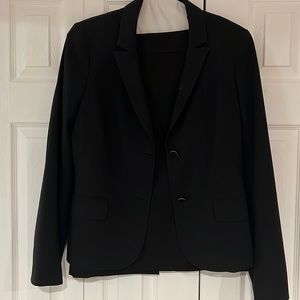 Calvin Klein Black Skirt Suit Size 10